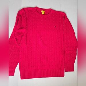Vintage Duck Head 100% Cotton Cable Knit Sweater